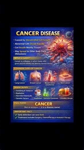 || Cancer Disease || Mp Board important questions 💯