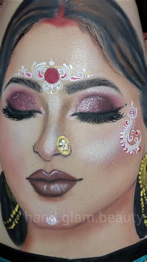 Bold Bengali vibes ✨ Banjaran soul 🔥 #viralvideo #makeup #makeup #viralreels #makeuptutorial