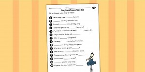 Using Personal Pronouns 'They' or 'Them' Worksheet