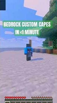 Custom capes in Minecraft Bedrock with EZcapes! (shows up for everyone) #minecraft #minecraftbedrock