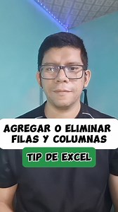 Atajo para agregar filas o columnas en excel #smartphone #app #excel #exceltips #windows #word #tips #tutorial | raymon_acuna