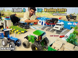 I Build A Car Washing Centre using Rc vehicles || Rc Tractor and Rc Cars ‪@Aakash946‬
