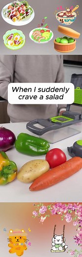 Even a kitchen newbie can instantly become a pro with this #salad #kitchen essentials #vegetable chopper