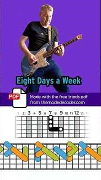 How I Play “Eight Days a Week” Using Simple Triads (No Barre Chords)