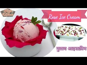 How to make Rose Ice Cream Recipe At Home // Super Soft Mouth watering Rose Ice Cream