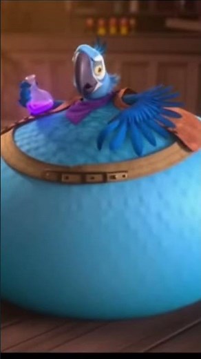 Cartoon Bird Inflation and Farting
