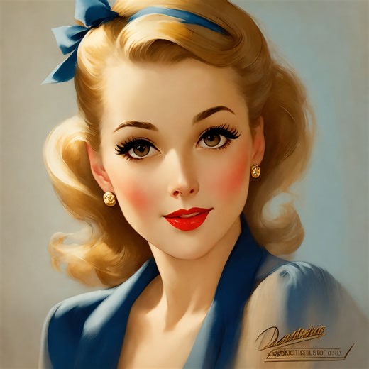 Pretty In PInk Motion Pin-up The Daily Pinup <--Follow & Share vintage 1950s blonde pin-up in pink frou-frou nightie lingerie motion phone wallpaper | The Daily Pinup | Facebook