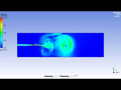 Large Eddy Simulation (Fluent)
