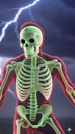 HOW TO SURVIVE A LIGHTNING STRIKE #facts #3danimation #viralshorts