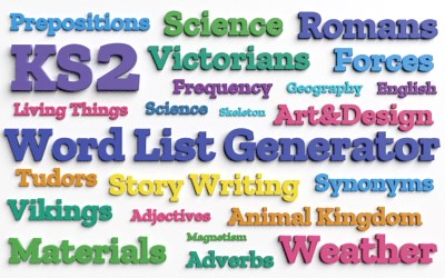 Key Stage 2 Word Bank Generator - Broader Visions