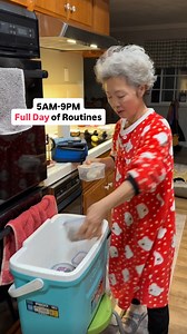 3.3M views · 229K reactions | A full day of Umma’s routines in one video ‍. Night time was a bit busier than usual — she’s usually in bed by 9pm, but we had guests over this night. She follows these routines to stay healthy, but she makes time for rest days too. | Ahnest Kitchen | Facebook