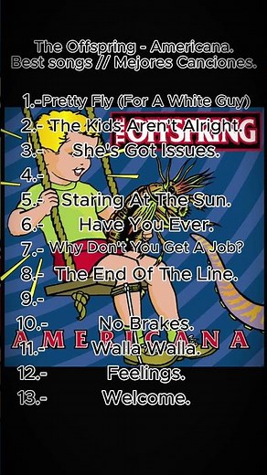 The Offspring - Americana (Best songs // Mejores canciones) #rock #guitar #theoffspring #punk