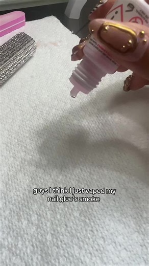 Why Does Nail Glue Smoke?