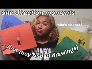 trying to draw iconic one direction moments