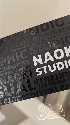 Matte Black & Spot UV Business Card Reveal