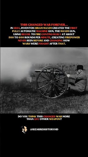 One Weapon Changed Everything #history #military