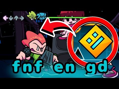 !fnf en geometry dash¡😨 Creo que fnf dominará el mundo 😅