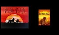 Mix of 2 videos from youtube : Hakuna Matata 1994  and 2019 Instrumental Mashup