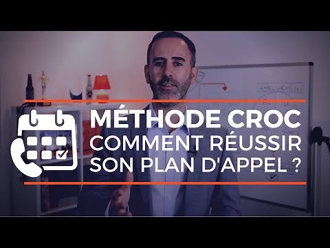 Méthode CROC : exemple de plan d'appel de prospection / vente