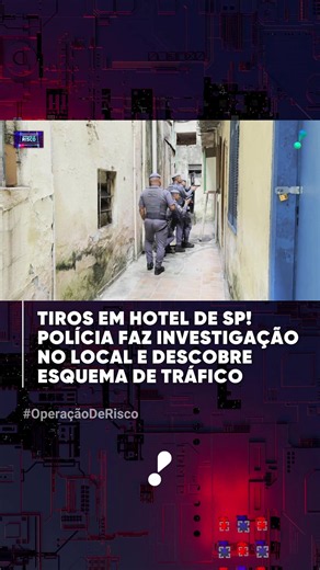 Tiros em hotel de São Paulo! Polícia faz investigação no local e descobre esquema de tráfico Quer ver o programa completo? Baixe agora o app RedeTV! GO. . . . #operaçãoderisco #operaçãopolicial #jorgelordello #crime #polícia