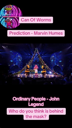 Can Of Worms Performs Ordinary People on The Masked Singer UK