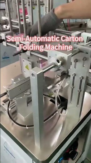 Semi Automatic Carton Folding Machine | Carton Box Folding Solution