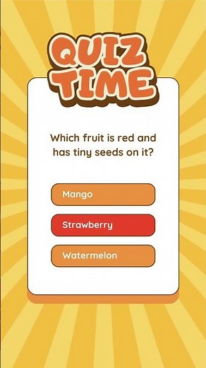 Kids Quiz with 3 Multiple Choice Questions | Quiz | Quiz for Toddlers | Quiz Time #shortsfeed