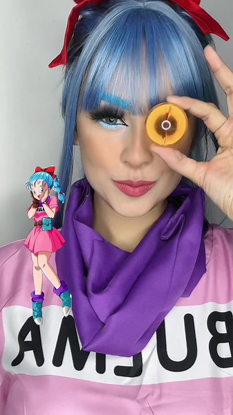 Bulma Cosplay y Maquillaje de Dragon Ball
