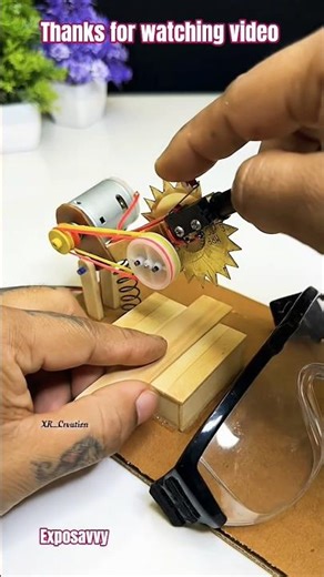 Insane Heavy Duty Table Saw Machine with DC Motor ⚡ DIY Chop Saw Cutter Build #tablesaw #dcmotor