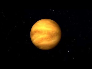 Venus planet - video footage