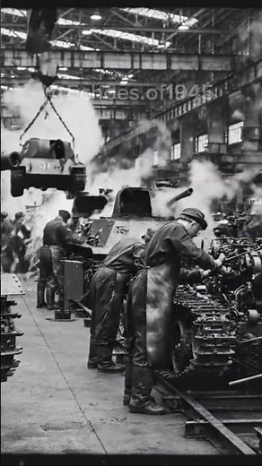 WW2 Tank Factory: German Panzer Assembly Line