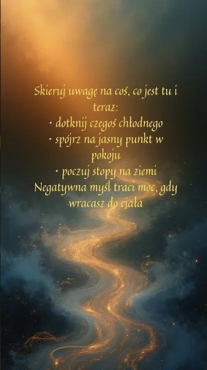 Jak zatrzymać 🛑 negatywne myśli?