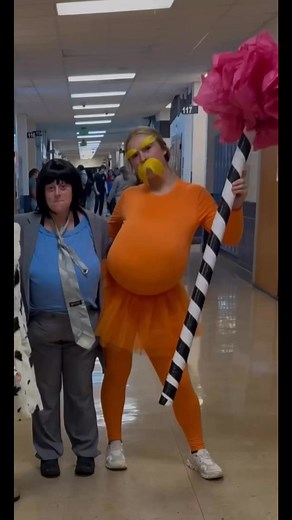 1.4K views · 27 reactions | RCHS HOCO 2025 Day One Hero vs Villian Powder Puff Football- Seniors vs Everyone Else Seniors about 97 to everyone else about 21!!! C/O 2026 said Go Big or Go Home! #FridayNight5GLights #fnsgl #HeroVsVillain #tmobile #hoco2025 T-Mobile Randolph County High School | The Meteor | Facebook