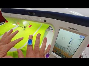 Dem of the Brother VE2300 Embroidery Only machine