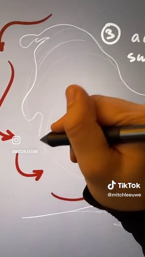 Lets draw a wave! #art #drawing #artist #howtodraw #draw #digitalart