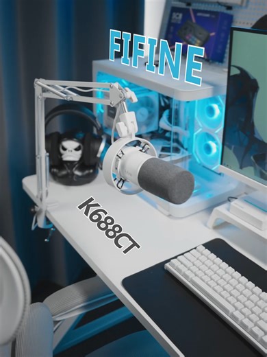Fifine K688 Microphone for Optimal Streaming and Podcasting