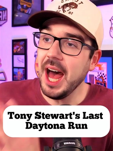 Tony Stewarts Last Daytona Run #racetrack #carracing