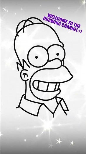 How to Draw Homer Simpson #shorts