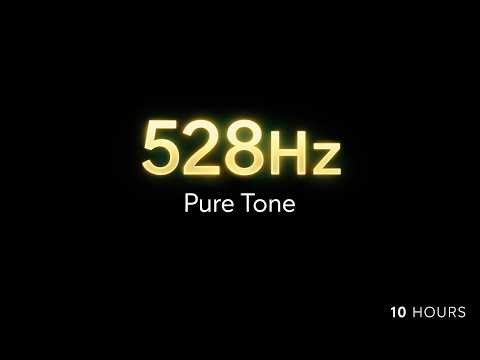 528Hz Pure Tone 🌿 10 Hours Black Screen | Deep Relaxation, Calm & Inner Transformation