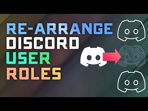 How to Click & Drag to re-arrange / sort your Discord Server Roles/Ranks
