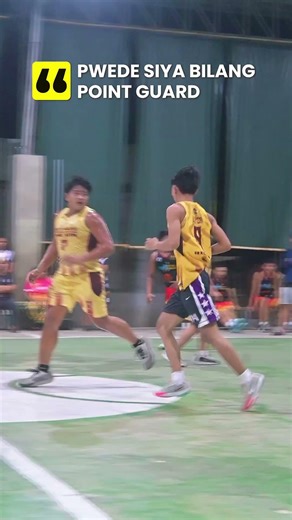 Charles Leysa: Pwede siya bilang point guard, at pwede rin bilang shooting guard.