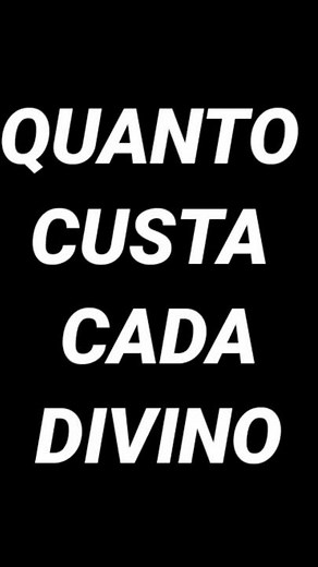 QUANTO CUSTA CADA DIVINO NO ANIME FIGHTERS