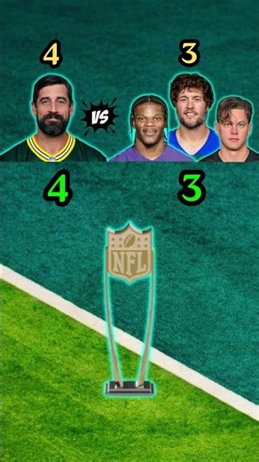 Aaron Rodgers vs 3 NFL Stars — Trophy Comparison 🏆🔥