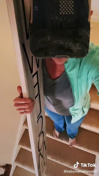 Creative DIY Porch Sign to Deter Nosy Neighbors