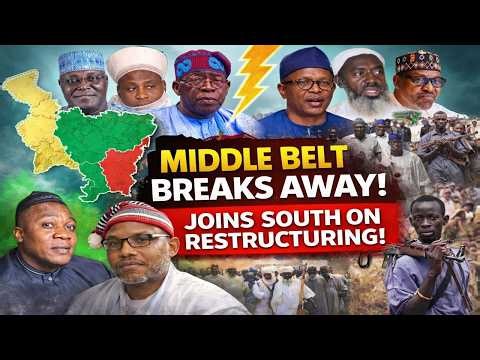 BREAKING: Middle Belt Turns Against Fulani Bloc, Moves Join Southern Nigeria on Tinubu Restructuring