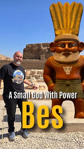 🎥 Meet Bes — the ancient Egyptian god who broke every rule. A joyful, protective dwarf deity with bold African features, loved by everyone from workers to royalty. He guarded homes, chased away evil, brought music, laughter, and safety to families. And in one Upper Egypt temple, his full image still survives in incredible detail. A small god with a huge impact. 🛕🎶✨ #AncientEgypt #BesTheGod #EgyptianMythology #UpperEgypt #HistoryUncovered #ExploreEgypt #TravelWithBattuta | Explore with Battuta