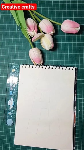 Aesthetic and Creative Notebook Idea 💋💋💋 #notebookideas #shortsvideo #notebookdecoration