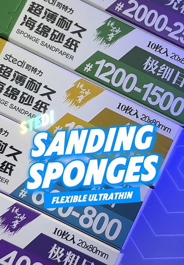 Stedi Ultrathin Sanding Sponges. 🧽💯 #gunpla #gundam #stedi #steditools #gundamphilippines #gunplatikok #gundamtiktok #Modelkit