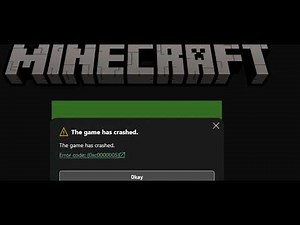 Fix Minecraft Launcher Error The Game Has Crashed Error Code (0xc0000005)/0x1