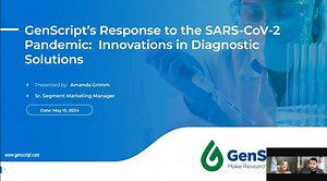 Did you miss our presentation at #ADLM2024? Check out this comprehensive video covering GenScript's response to the SARS CoV 2 Pandemic: Innovations in Diagnostic Solutions. Our very own Amanda Grimm discusses the latest advancements in biotechnology and how we at GenScript are driving innovation in gene synthesis and antibody services. Don't miss out on these key insights! 🔑 Watch the full video here: https://bit.ly/3LW2m0f 📽 If you have any questions, feel free to ask— we’d love to hear from